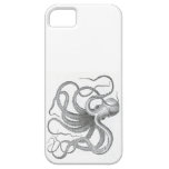 Dessin vintage de livre de poulpe nautique de stea coques iPhone 5 Case-Mate