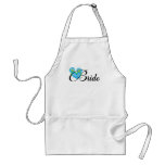 Destination Bride Flip Flop Blue aprons