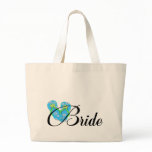 Destination Bride Flip Flop Blue Bag