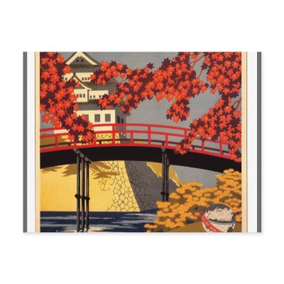 Destination: Japan Travel Poster by retroz