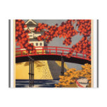 Destination: Japan Travel Poster postcards