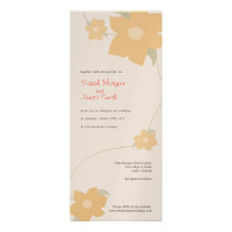 Destination Wedding Invitation flower illustration invitations
