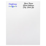 Destiny (Blue Butterfly) Letterhead Template