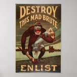 Destroy This Mad Bruth Enlist Posters