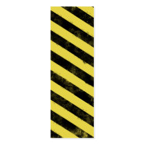Destroyed Warning Bookmark Business Card