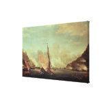 Destruction of the floating batteries at canvas prints