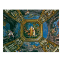 Détail de plafond de chapelle de Sistine Carte Postale