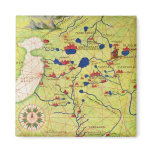 Detail from Europe and Central Asia Refrigerator Magnets