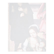 Detail From The Holy Family  By Cranach D. Ä. Luca Custom Letterhead