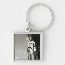 Detail of a caryatid from the Erechtheion Keychain