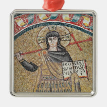 Detail of a Warrior Christ Ornament