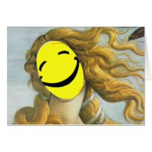 Detail of Birth of Venus PEEKABOO Greeting Cards