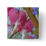 Detail of bleeding hearts and Brunnera Jack Pinback Button