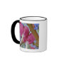 Detail of bleeding hearts and Brunnera Jack Mug