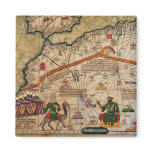 Detail of Copy of a Catalan Map of Europe Fridge Magnet
