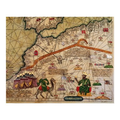 Detail of Copy of a Catalan Map of Europe Posters by bridgemanart