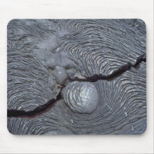Detail of cracked lava, Bartolome Island, Galapago Mouse Pads