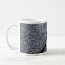 Detail of cracked lava, Bartolome Island, Galapago Mug