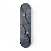 Detail of cracked lava, Bartolome Island, Galapago Custom Skate Board