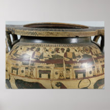 Detail of the 'Krater of Eurytios' Poster