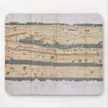 Detail of the Peutinger Table Mouse Pad