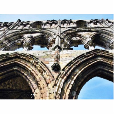 Detail Of Whitby Abbey Wall Cut Outs by lifesphere