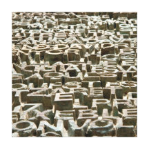 Detail Sagrada Família Gespannter Galeriedruck