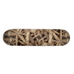 Detailed shot of northern Wisconsin ginseng root Custom Skate Board
