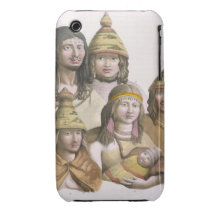 Details of headdresses in North West America (colo iPhone 3 Case-Mate Case