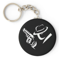 Detective Mobster Keychain 2