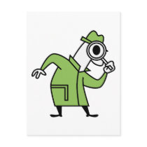 Detective Post Card