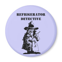 Detective Sly Ol Gumshoe Murder Mystery Sleuth Refrigerator Magnet