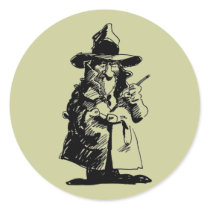 Detective Sly Ol Gumshoe Murder Mystery Sleuth Stickers