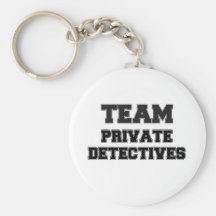 Détectives privés d'équipe porte-clefs