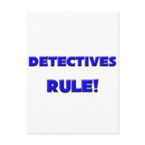 Detectives Rule! Postcard