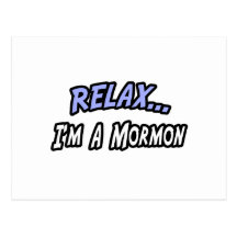 Détendez, je suis un mormon cartes postales