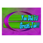 Determination ACEO Trading Card Business Card Template