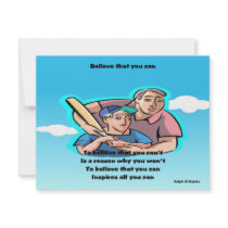 Determination posters personalized invite
