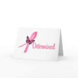 Determined Breast Cancer Awareness Cards
