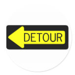 Detour stickers