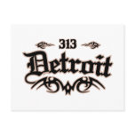 Detroit 313 post cards