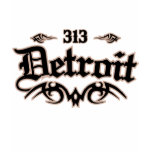 Detroit 313 t-shirts
