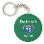 Detroit 75 keychain
