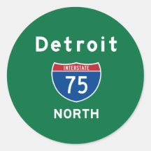 Detroit 75 stickers