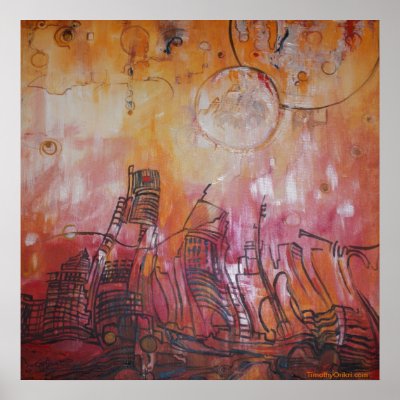 Detroit Abstract VI - Canvas Print by TimothyOrikri