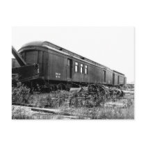 Detroit and Mackinac Railway Mail Car Post Card