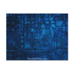 Detroit Blue I - Postcard