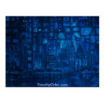 Detroit Blue I - Postcard