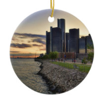 Detroit Christmas Ornament ornaments