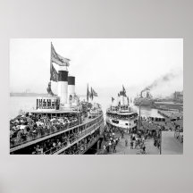 Detroit Excursion Steamers Posters